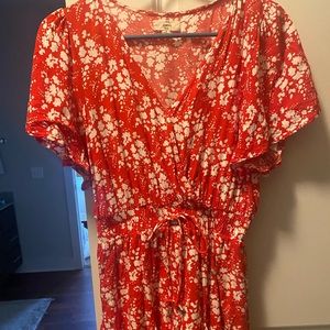 Printed Romper